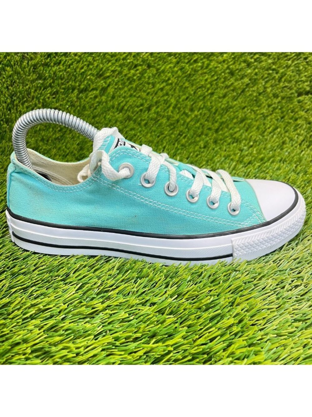 Converse Chuck Taylor All Star OX Womens Size 6.5 Blue Walking Shoes Sneakers